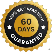 60-day money-back guarantee seal